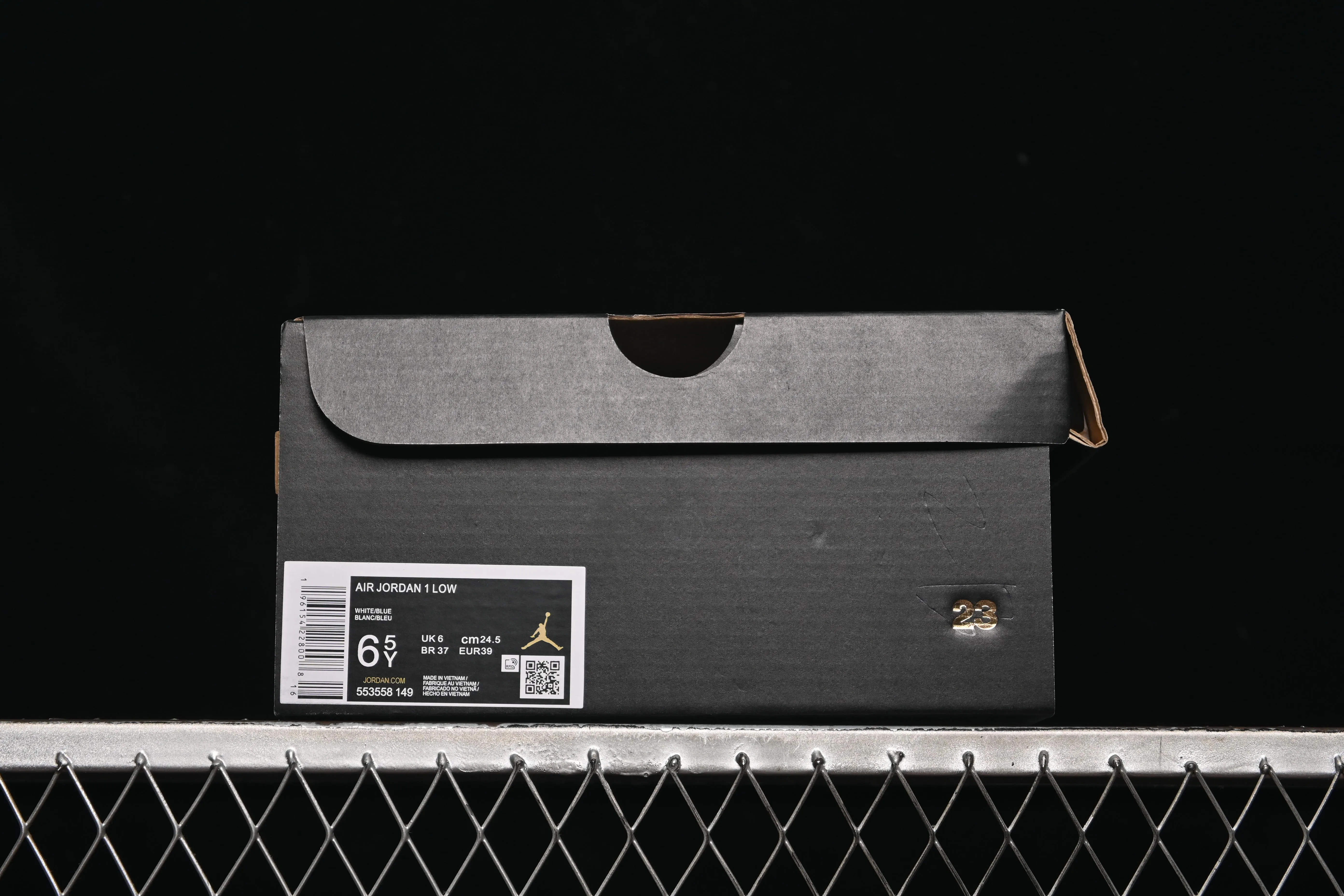 All categories Air Jordan Jordan series basketball shoes Air Jordan 1 Low Air Jordan 1 Low AJ1 Joe 1 blue white black hook low-top cultural casual sneakers 553558-149